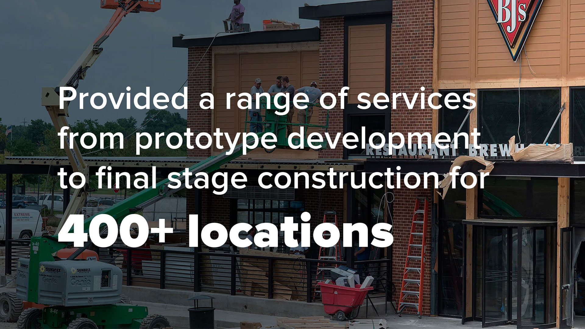 BJ's Restaurant and Brewhouse Development Services by WD Partners